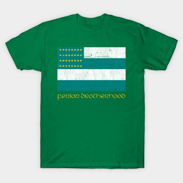 Fenian Brotherhood 19th Century Flag T-Shirt by feck!